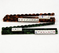 Supports de Mahjong Tortoise de 20 pouces avec tiges magnétiques, adaptés aux joueurs de Mahjong américain - À des fins de divertissement