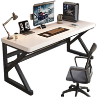 Tapis de bureau de jeu en forme de L, ergonomique, en métal, pour chambre à coucher, bureau de jeu réglable, bureau d'ordinateur de jeu