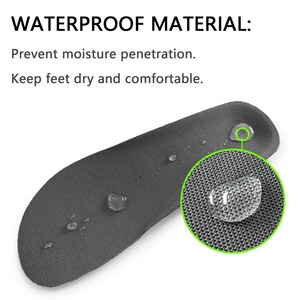 Không thấm nước lót cho nam giới thêm rộng chân Trần dép giày chèn chỉnh hình vòm hỗ trợ thoải mái đệm sốc hấp thụ - Product Image 2