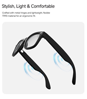 Nouvelles lunettes intelligentes MT5 AI avec Bluetooth 5.4, assistant vocal IA, traduction, réduction du bruit, son stéréo et chargement magnétique