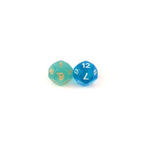 Dado Acrílico Transparente de 12 Caras (Dodecaedro) de Colores Surtidos al por Mayor, Dado D12 Personalizado para Juegos de Entretenimiento - Product Image 6