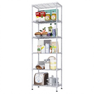 8 Tier Metal <b>Pot</b> and Pan Organizer Rack for Cabinet Floor Mount with 3 DIY Methods Adjustable Organizer for <b>Pots</b> Pans Lids - Product Image 4
