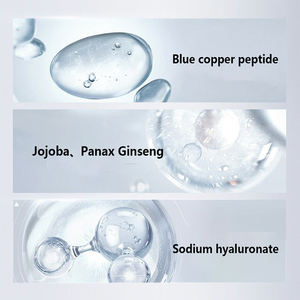 Crème Visage Anti-Rides Réparatrice au Peptide de Cuivre <span class=keywords><strong>Bleu</strong></span> et Acide Hyaluronique – Éclaircit et Illumine les Peaux Foncées, Améliore l'Éclat - Product Image 3