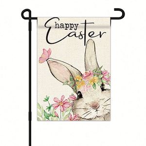 Custom 12x18 Inch Double Sided 'He Is Risen' Easter Durable Polyester Garden <b>Flag</b> Outdoor Yard Decoration Digital Printed - Product Image 6