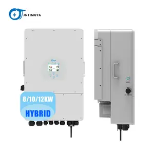 JNTIMUYA อินเวอร์เตอร์ไฮบริด12kw Deye,อินเวอร์เตอร์พลังงานแสงอาทิตย์8kw ระบบชาร์จไฟเฟสเดียว10kw อินเวอร์เตอร์3เฟสอินเวอร์เตอร์พลังงานแสงอาทิตย์