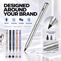 Stylo Enregistreur Vocal IA Personnalisable avec Prise de Notes Numériques, Résumé, Traduction et Pointe POM