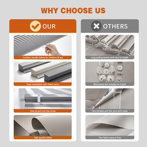 Tissu de <span class=keywords><strong>store</strong></span> vénitien zèbre personnalisé de vente chaude semi-ombrage exquis stores zébrés de haute qualité contrôle Alexa intégré plaine - Product Image 5