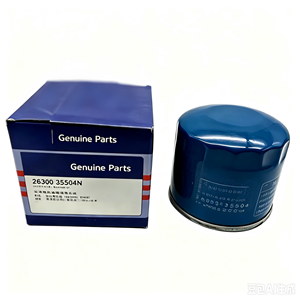 Filtri Olio Motore per Auto <span class=keywords><strong>Hyundai</strong></span> SONATA ELANTRA KIA CADENZA SOUL, Vendita Diretta dalla Fabbrica YIPEI, Codice 26300-35504 - Product Image 1