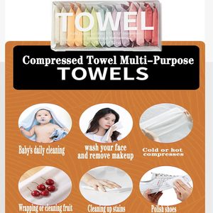 Serviettes de toilette jetables compressées non tissées, mini, portables, écologiques, grandes et douces pour adultes, pour la maison, les voyages, le camping et la randonnée - Product Image 2