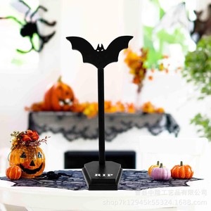 Portarrollos de Papel con Forma de Murciélago Negro, Estilo Gótico de Madera, Accesorio Independiente para Cocina y Baño - Product Image 2