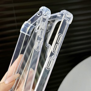Funda Transparente de TPU de Lujo 2 en 1 con Protección Anticaídas en las Cuatro Esquinas para <span class=keywords><strong>Samsung</strong></span> <span class=keywords><strong>Galaxy</strong></span> S26 <span class=keywords><strong>Ultra</strong></span> S25 S24 Plus, Carcasa Transparente Resistente a Impactos - Product Image 5