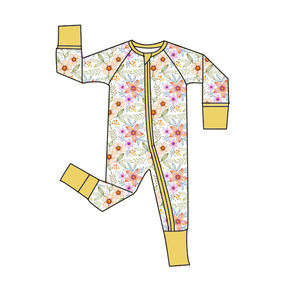 Versandfertige Kinderkleidung vom Hersteller: Individuell bedruckter Baby-Strampler mit Blumenmuster, Bambuskleidung, Mystery Box/Überraschungsbox - Product Image 4