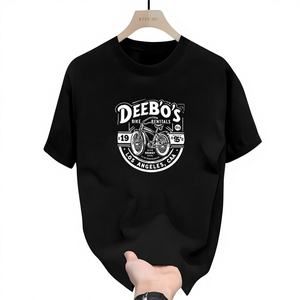 T-shirt de loisirs pour homme KW MODA, idéal printemps/été, couleur unie, imprimé standard KWDM01-1301a, fabriqué en Chine - Product Image 1