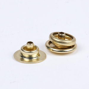 Boutons-pression colorés en laiton plaqué pour vêtements et accessoires de manteau, vente chaude, boutons-pression en laiton 201 - Product Image 6