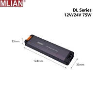 Alimentation LED à tension constante 24V 75W avec protection multiple pour éclairage intérieur à bande LED