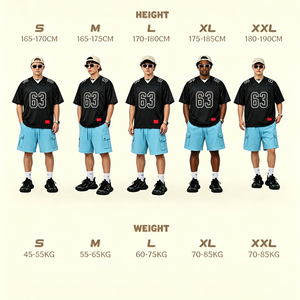 T-shirt <span class=keywords><strong>da</strong></span> <span class=keywords><strong>uomo</strong></span> OME Fashion - Stile sportivo casual oversize streetwear con caratteristiche antibatteriche e ad asciugatura rapida - Product Image 2