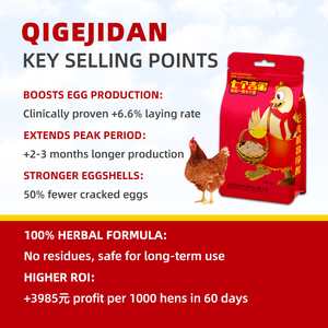 Bảy quả trứng May Mắn (tăng cường trứng thảo dược nguyên chất của Trung Quốc cho các lớp) - Product Image 4