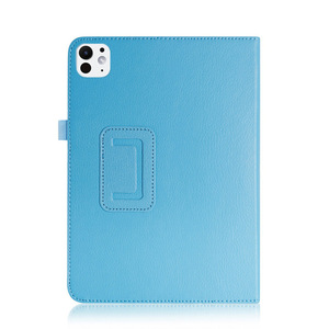 Nouvel étui pour tablette en cuir PU motif Litchi avec étui de protection arrière en TPU souple pour <span class=keywords><strong>iPad</strong></span> Air <span class=keywords><strong>6</strong></span> 7 tablettes universelles de 10.1 à 13 pouces - Product Image 4