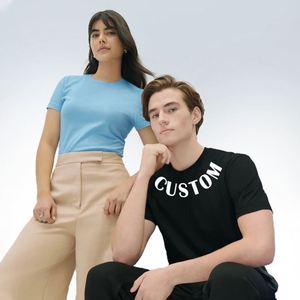 T-shirts personnalisés avec logo brodé, fabricants et fournisseurs de vêtements, impression, été, <span class=keywords><strong>manches</strong></span> courtes, coton 205G, t-shirts graphiques pour hommes, sur mesure - Product Image 1