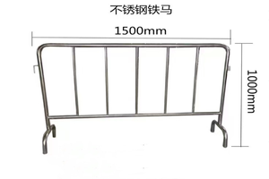 Barriera di controllo della folla pedonale temporanea barriere d'acciaio di alta qualità della fabbrica - Product Image 2