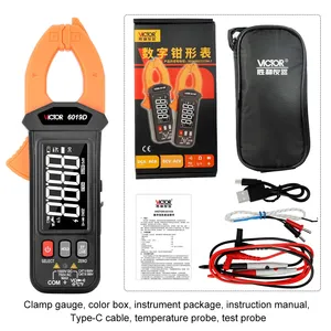 Multimètre numérique mini AC à pince rechargeable <span class=keywords><strong>Victor</strong></span> RuoShui 6019D/<span class=keywords><strong>E</strong></span>, grand écran, affichage inversé, 5999 points, plage automatique, 200A - Product Image 6
