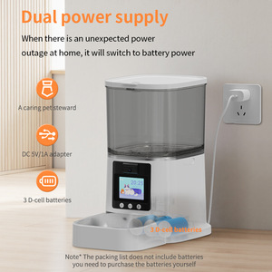 Smart Automatic Pet Feeder With <b>Camera</b> LCD Display Timed Feeding Stainless Steel Bowl Indoor <b>Cat</b> and Dog Food Dispenser - Product Image 2