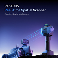 Scanner 3D SLAM portable RTSC905, LiDAR 40 canaux, 200 000 points/s, navigation robotique, cartographie