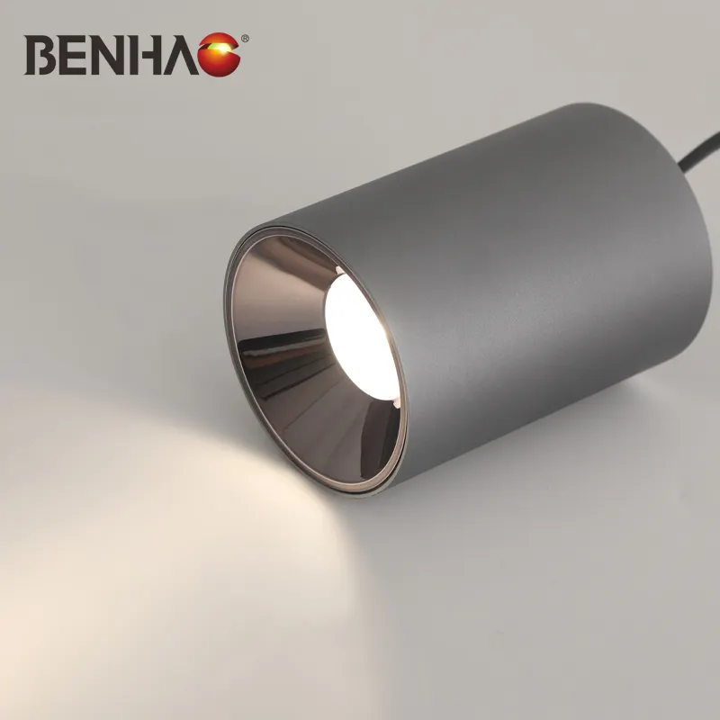 BENHAO OEM/ODMカスタムカラー高品質シーリングスポットライトアンチグレアダウンライト7w12wパンチなし表面実装LEDダウンライト