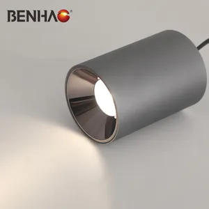 BENHAO OEM/ODM couleur personnalisée haute qualité projecteur de plafond Anti-éblouissement vers le bas lumière 7w12w sans poinçon montage en Surface Led Downlight