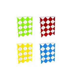 Yongjun Custom Puzzles Falt plastik 48 Stück Magic Snake Cube für Kinder