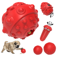 KIMYU KINYU Usine d'origine 2024 NOUVEAU Jouet à mâcher pour chien en caoutchouc naturel personnalisé, mignon, 3D, petit, qui couine, écologique, caoutchouc FDA