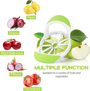 Utensilio de Cocina, Herramienta Creativa para Cortar Frutas y Verduras, Más Vendida, 12 Cuchillas de Acero Inoxidable, Cortador y Rebanador - Product Image 4