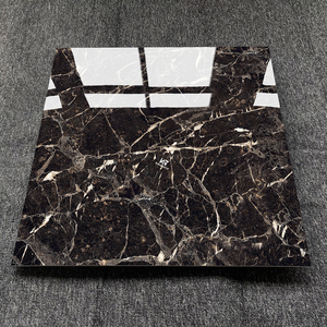 <strong>60x60</strong> Gloss <strong>Black</strong> and Gold Marble Ceramic <strong>Porcelain</strong> Marble <strong>Floor</strong> <strong>Tile</strong> Luxury for Interior - Product Image 3