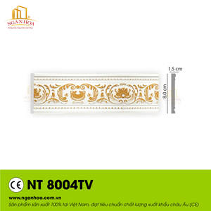 Moulures murales en PS imitation bois de qualité supérieure, imperméables |   Moulage en polystyrène décoratif pour la conception de murs intérieurs, vente en gros - Product Image 5