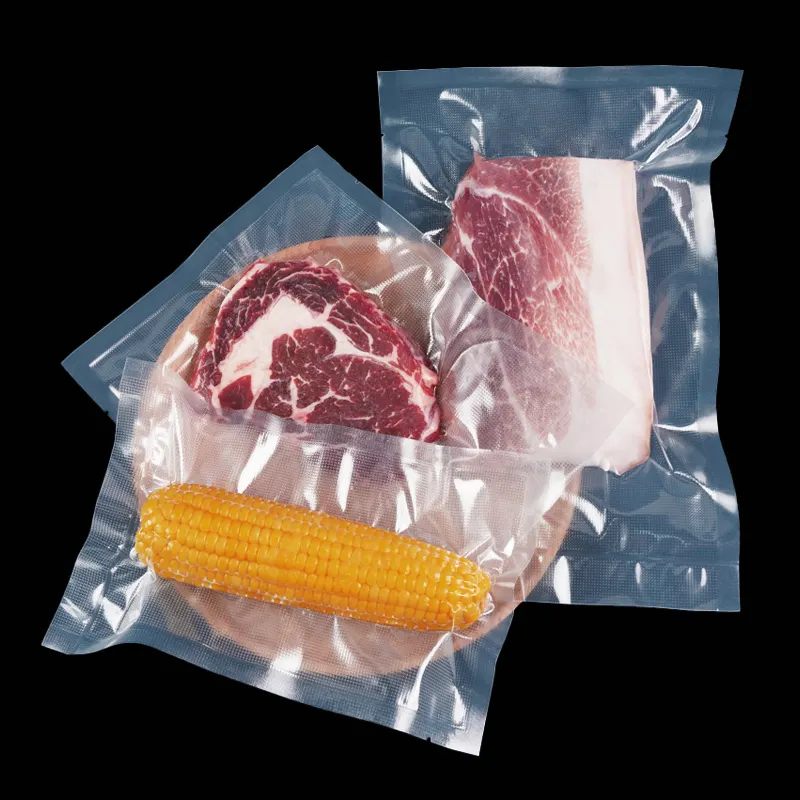 Индивидуальные пищевые пакеты для замороженных продуктов, вакуумные герметичные пластиковые упаковочные пакеты, рулон вакуумной упаковки для пищевых продуктов