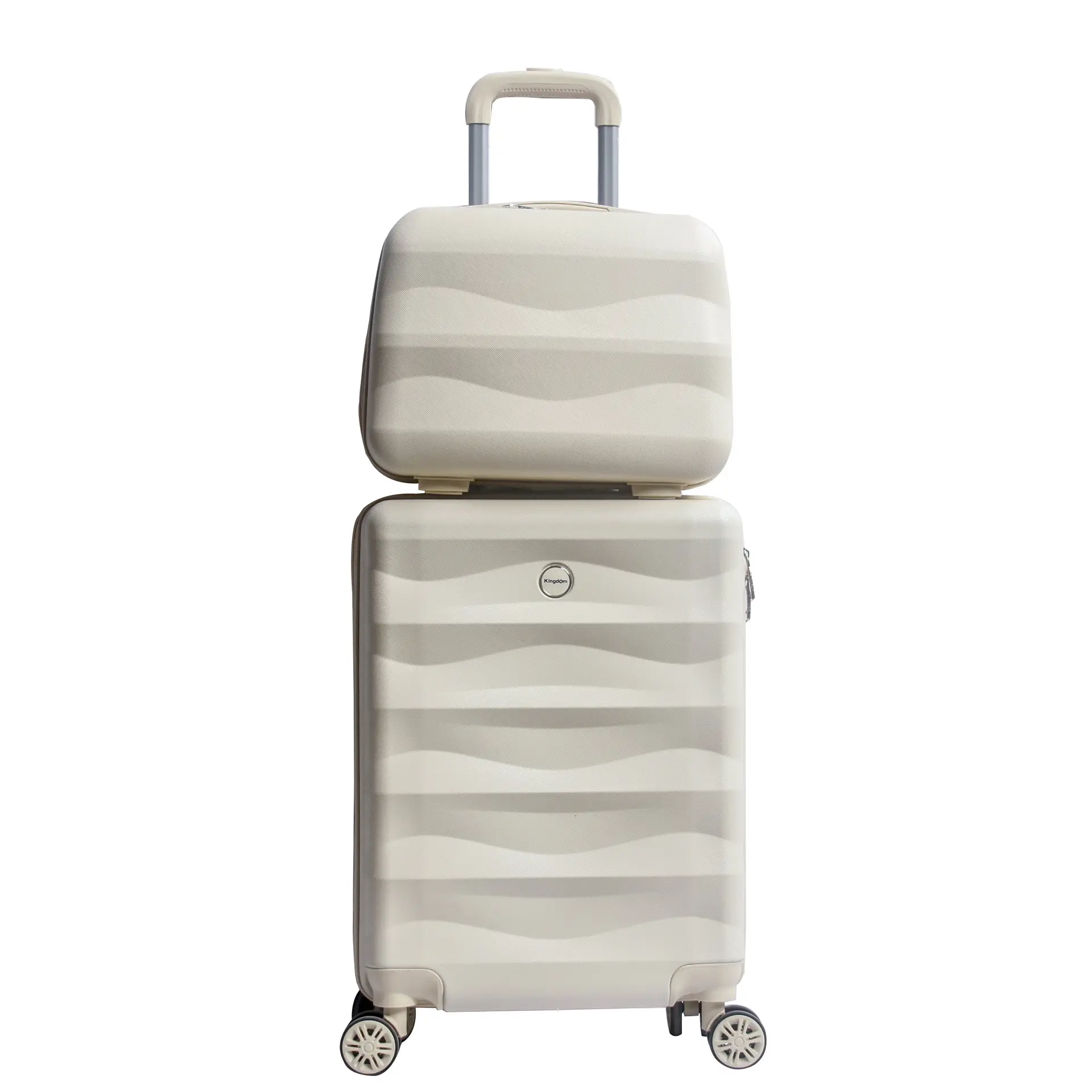 उच्च गुणवत्ता वाले व्यवसाय सामान ट्रॉली कस्टम लॉक यात्रा सूटकेस पहियों के साथ सामान सेट