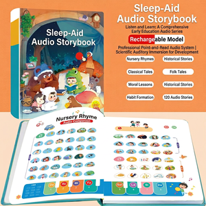 Libro Sonoro Interattivo Personalizzato per Bambini con <span class=keywords><strong>Storie</strong></span> della Buonanotte, Libro Audio Educativo Musicale per la Prima Infanzia - Product Image 6