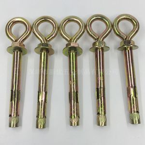 Din Standard Galvanized Eye <b>Bolts</b> With Ring Expansion <b>Hooks</b> For Metal Furniture Grade 8.8 Hex Head Zinc Plated - Product Image 4