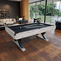 En Stock Mesa de Juego Multifunción 3 en 1 de 7 Pies, Combo de Ping Pong, Billar y Comedor para Uso Doméstico