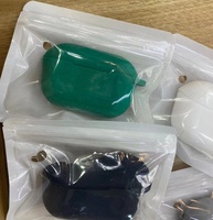 Écouteurs TWS miniatures colorés avec logo personnalisé, étui de protection souple en silicone fin, portable, antichoc pour AirPods Pro 1/2