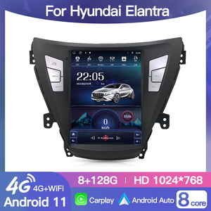 วิทยุ HFMidia หน้าจอแนวตั้ง 10.4 นิ้ว พร้อมบลูทูธ สำหรับรถยนต์ฮุนได เอลันตร้า HD ปี 2011-2013 เครื่องรับเสียงในรถยนต์ - Product Image 2
