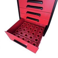 Chariot à outils robuste de qualité supérieure 275 kg |   Armoire d'atelier mobile à 5 tiroirs avec verrouillage central OEM/ODM/OBM personnalisable, style industriel moderne