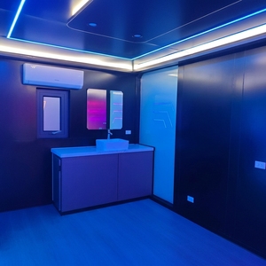 Capsula Spaziale per Osservazione delle Stelle con Lucernario, Studio Mobile Prefabbricato, Cabina Modernista per Ritiro nel Bosco - Product Image 5
