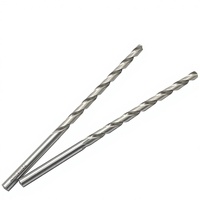 GREWIN Forets hélicoïdaux longs à tige droite DIN338 HSS-6542 à haute performance, métriques M35, finition brillante, pour aluminium et cuivre