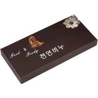 Individuelles Drucklogo umweltfreundliche Verpackung für Hochzeit Wohltaten Süßigkeiten Schokolade Erdbeere Kuchen Papier-Geschenkbox mit Abdeckung