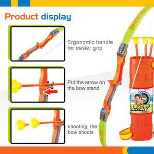 Conjunto de Ballesta de tamaño pequeño para niños, juego de tiro para deportes al aire libre, Mini arco y flecha - Product Image 3