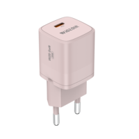 Pengisi Daya Cepat PD 25W Kompak & Bertenaga, Adaptor Dinding USB-C untuk Perangkat iPhone Tipe-C, Arus Keluaran 1A untuk Penggunaan di Rumah & Kantor