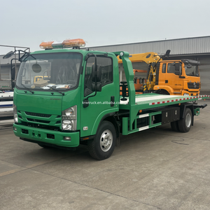 Nouveau camion de remorquage à plateau Isuzu 4x2, transmission manuelle diesel, compatible Euro IV, capacité de levage de 4 à 5 tonnes pour le récupération de véhicules - Product Image 3