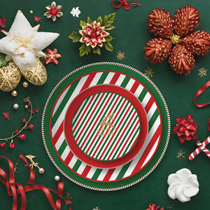 Wholesale <strong>Christmas</strong> <strong>Eve</strong> Green Charger <strong>Plates</strong>,Bone China Xmas Serving Dishes,<strong>Christmas</strong> Cookie <strong>Plate</strong> and Cup with Deer Design - Product Image 1