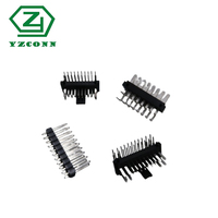 YZCONN profesional disesuaikan terbuka cetakan berbentuk khusus pria Pin Header bagian Auto ke papan dan Mezzanine konektor
